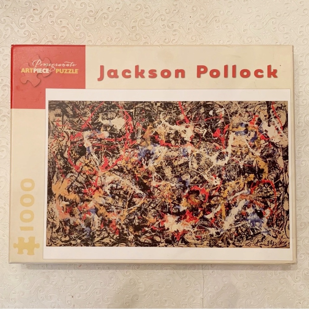 Pomegranate Jackson Pollock Convergence 1000 piece jigsaw puzzle
